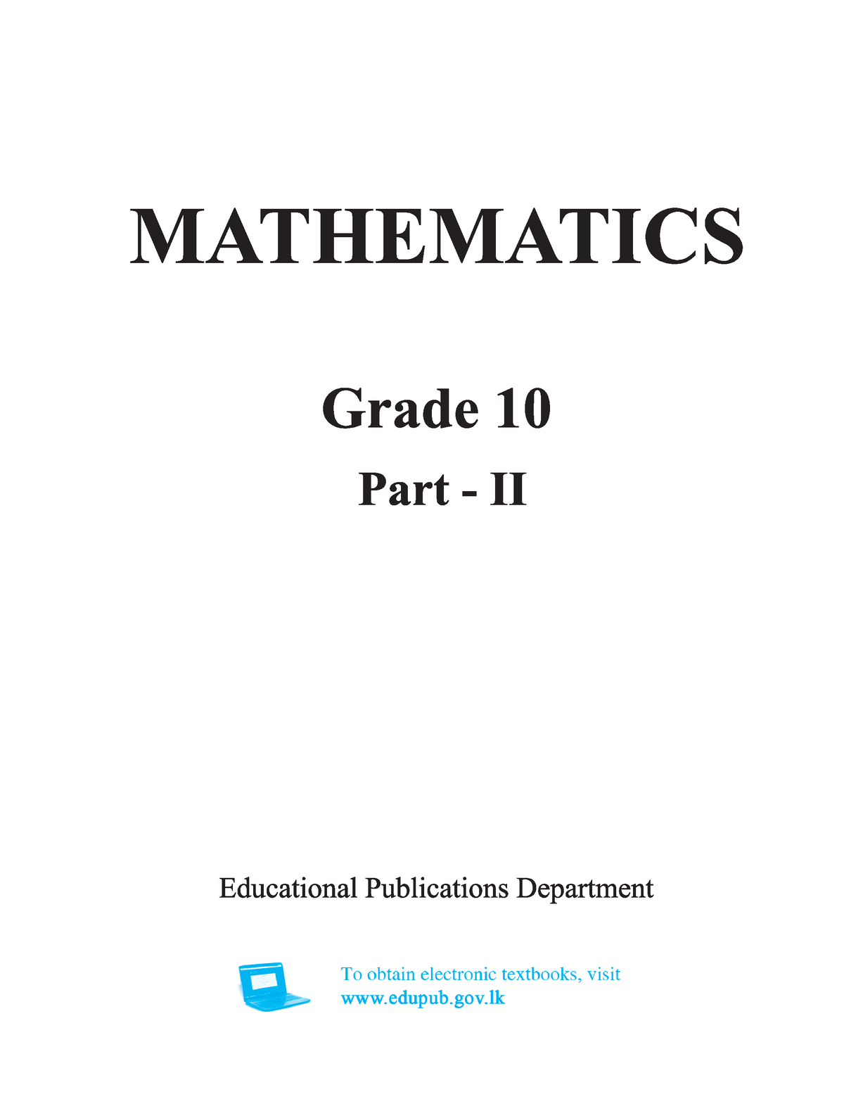 Maths P-II G-10 E - hpgp - ii First Print 2014 Second Print 2015 Third ...