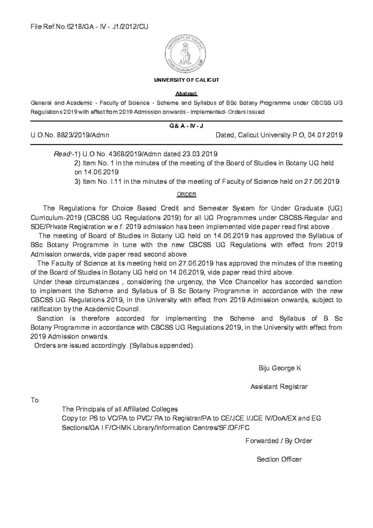 b-sc-botany-question-paper-u-o-8823-2019-admn-dated-calicut