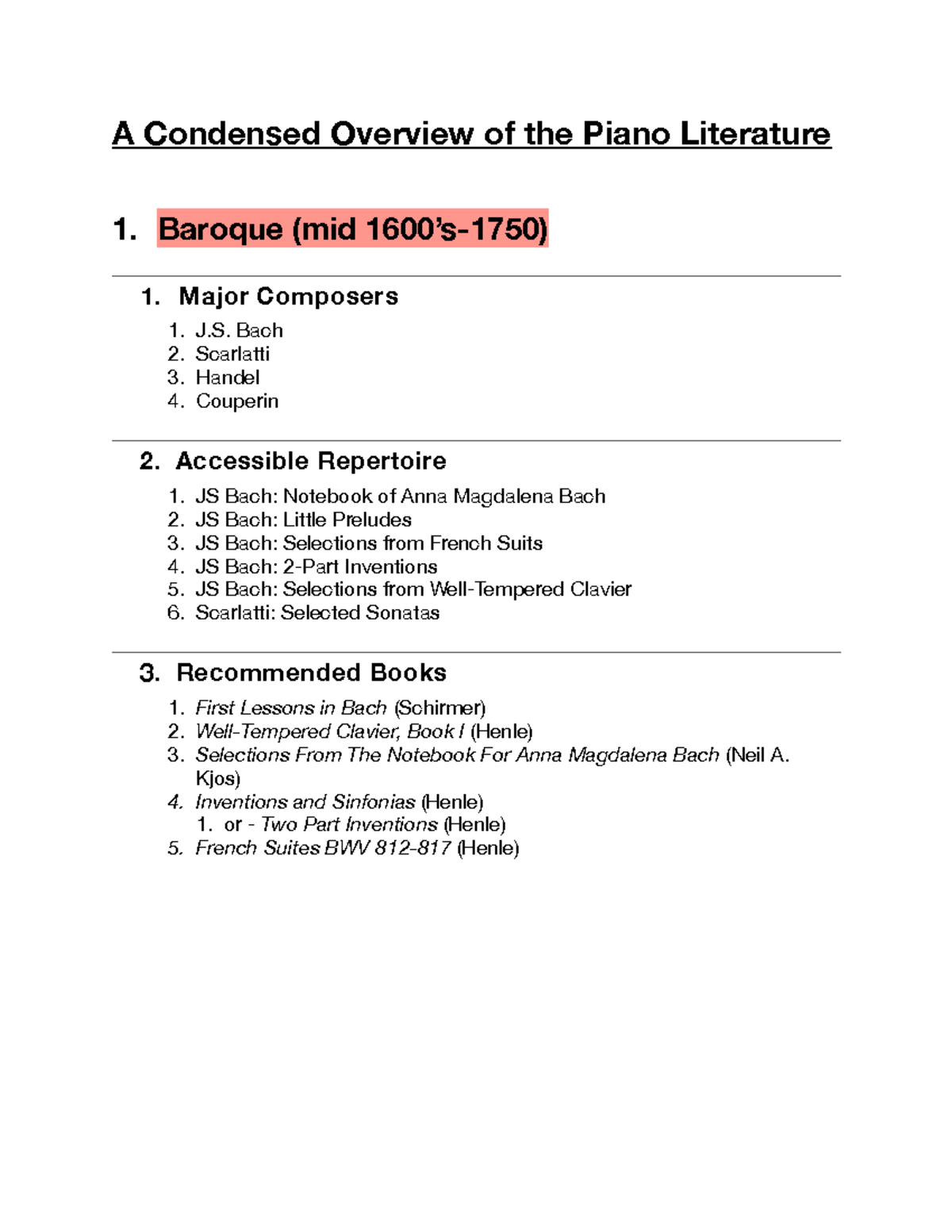 A+Condensed+Overview+of+the+Piano+Literature - A Condensed Overview of ...