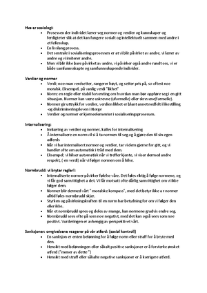 Fordeling av goder og byrder - A. I teksten definerer de goder som en ...