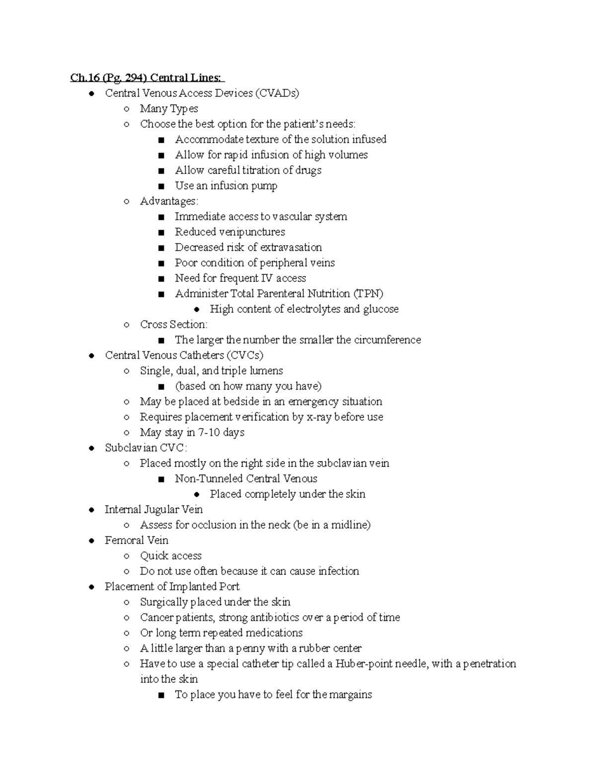 ch-16-central-lines-ch-pg-294-central-lines-central-venous-access