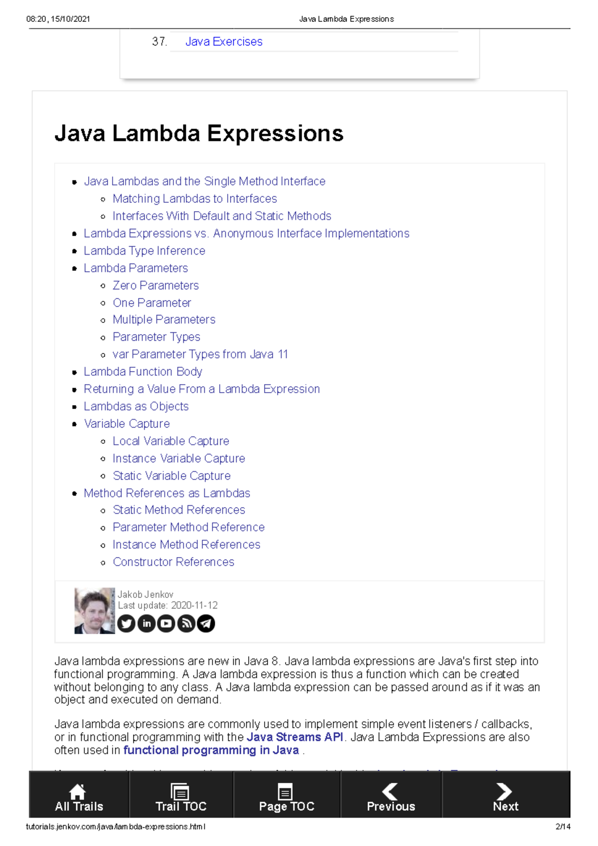 Java Lambda Expressions - Nhap mon lap trinh - HCMUTE - Studocu