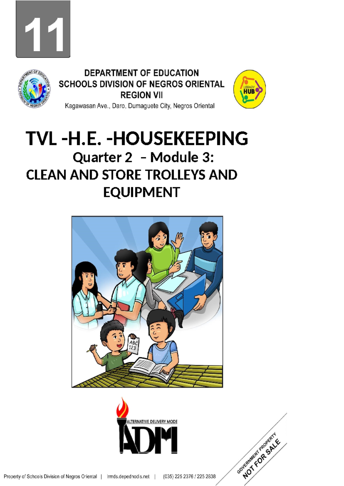 HE Housekeeping G11 Module 3edited 1111 TVL H. HOUSEKEEPING