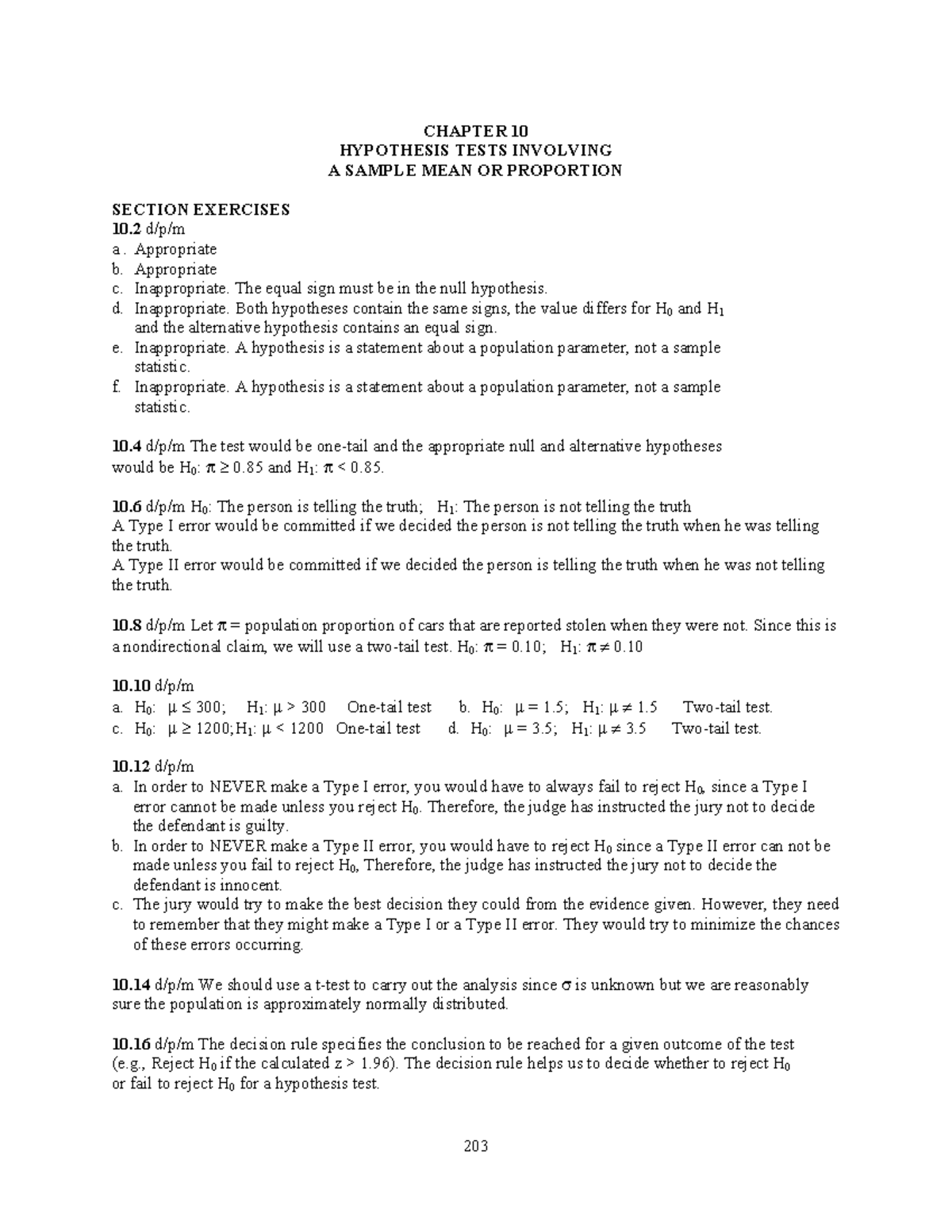 Ch10solutions Homework Solutions Ch 10 Studocu