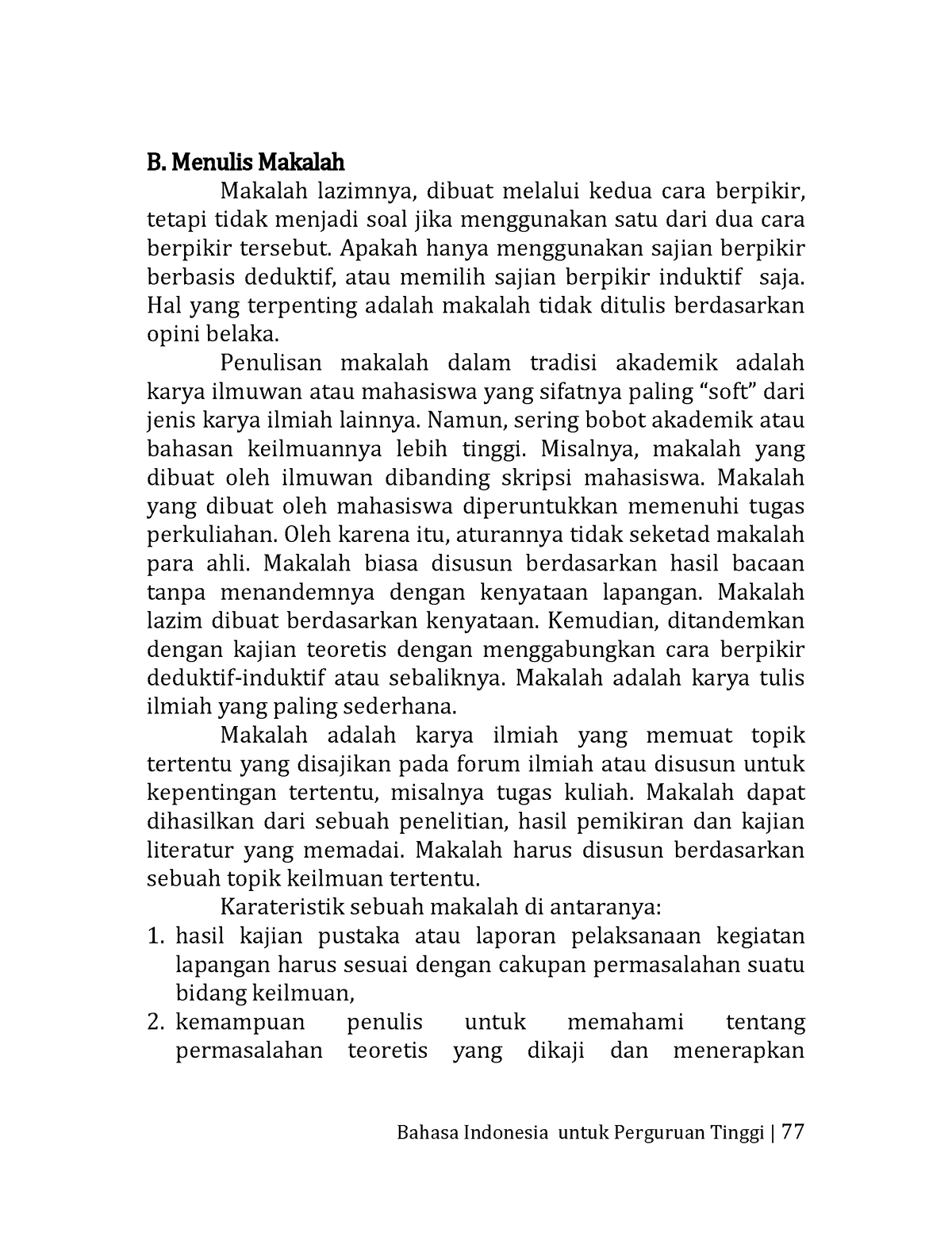 Bahasa Indonesia Untuk Perguruan Tinggi-83 - Menulis Makalah Makalah ...