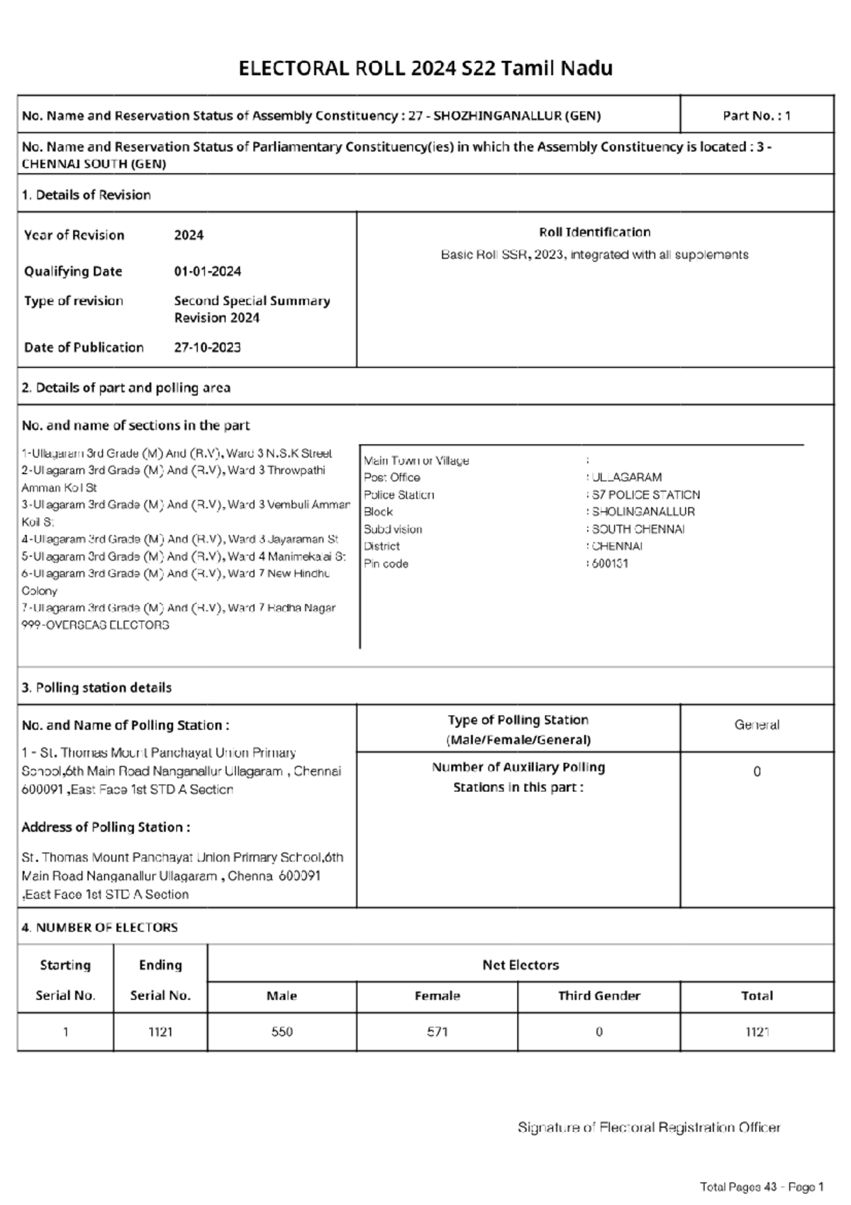 2023 Erollgen S22 27 Draft Roll Revision 1 ENG 1 WI - Computer ...