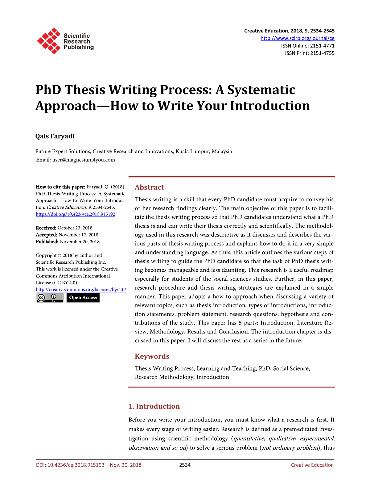 ph d thesis in education