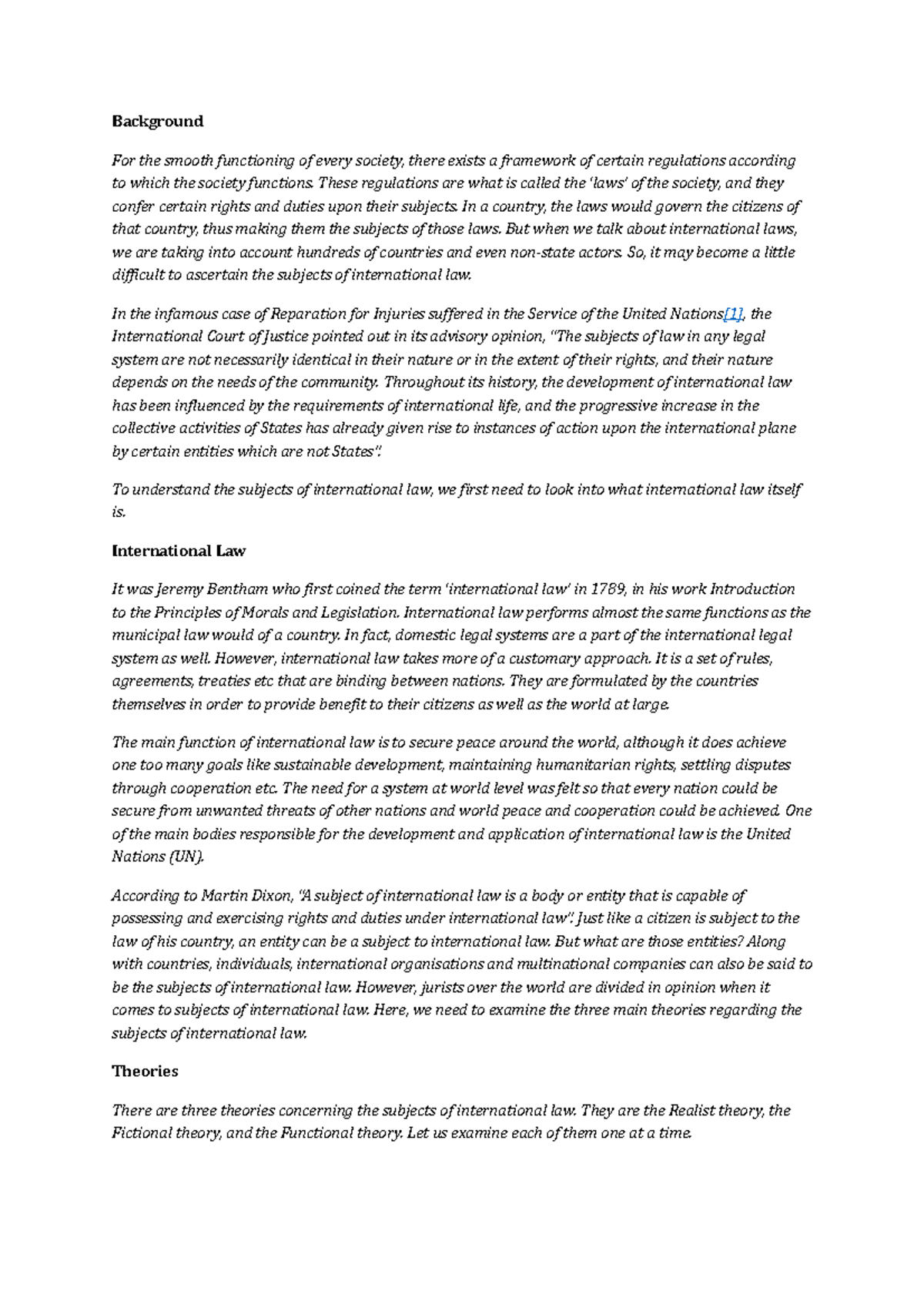 Subjects Of International Law Background For The Smooth Functioning subjects-of-international-law-background-for-the-smooth-functioning
