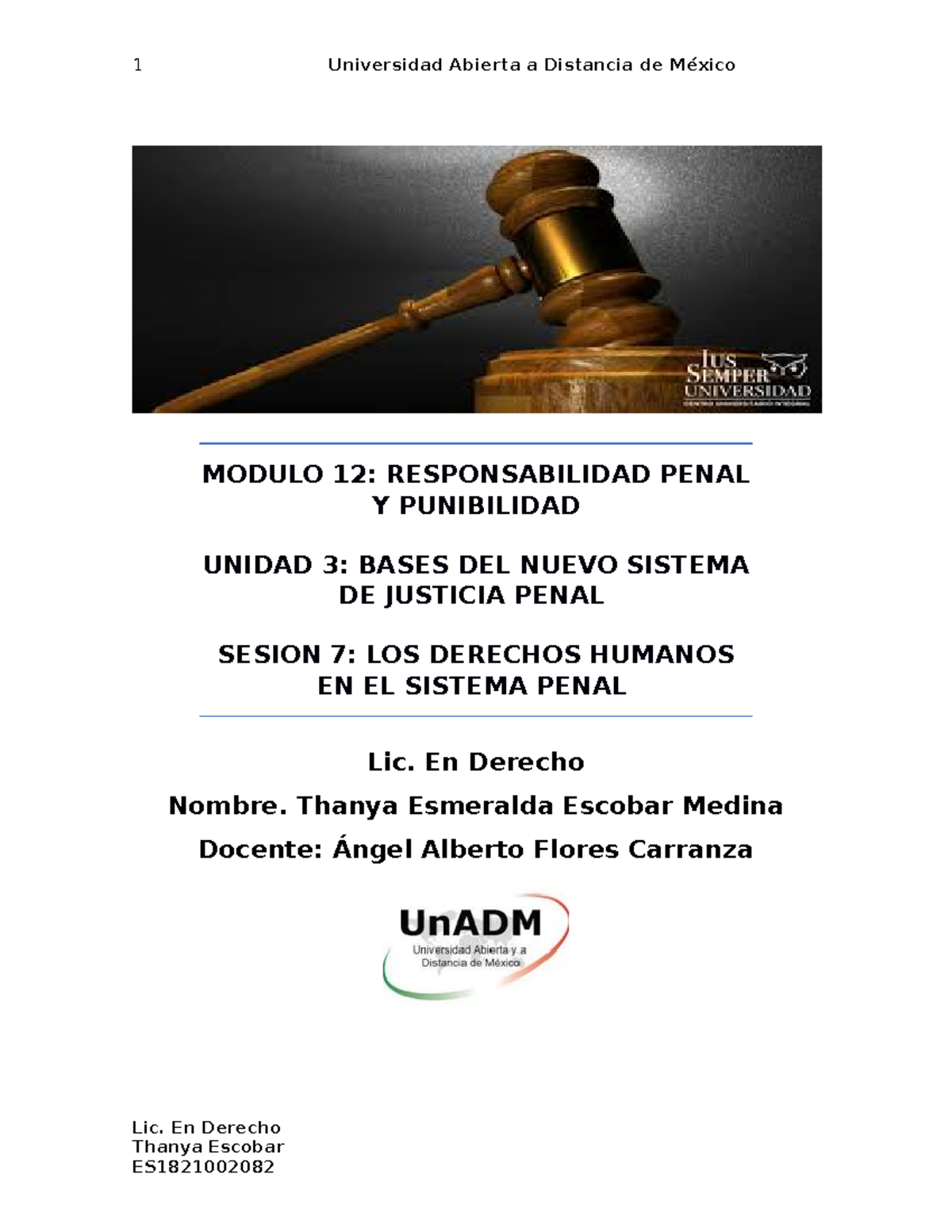 M12 U3 S7 TAEM111 - MODULO 12: RESPONSABILIDAD PENAL Y PUNIBILIDAD ...