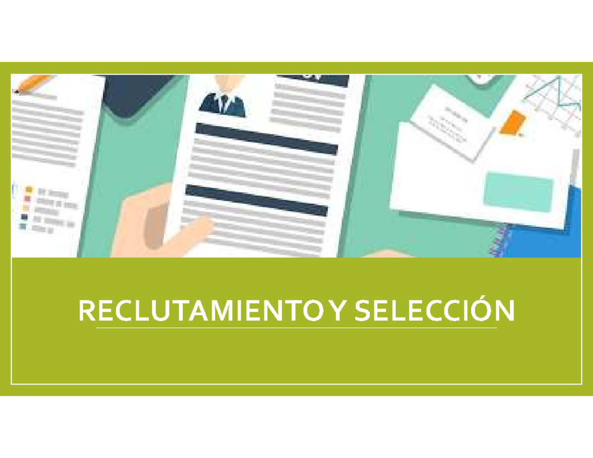 Proceso De Seleccion Bis - RECLUTAMIENTO Y SELECCIÓN Reclutamiento Y ...