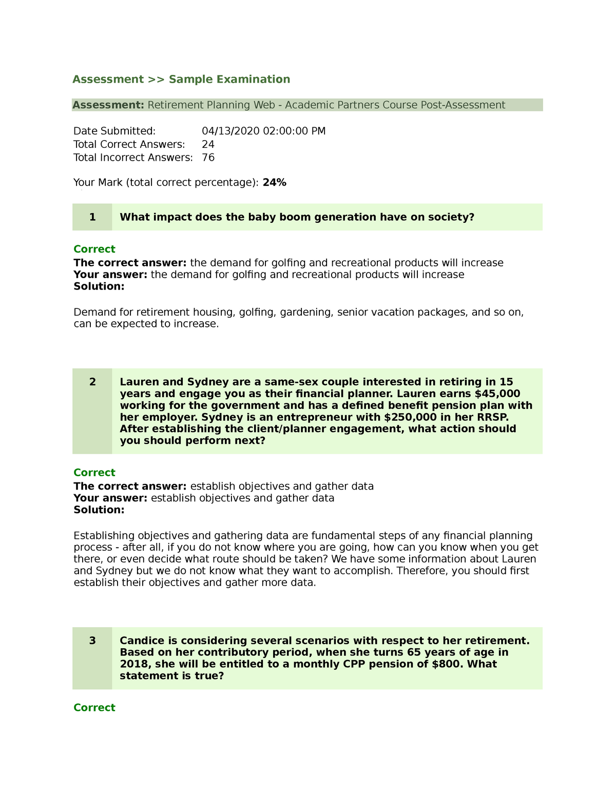 retirement-planning-test-assessment-sample-examination-assessment