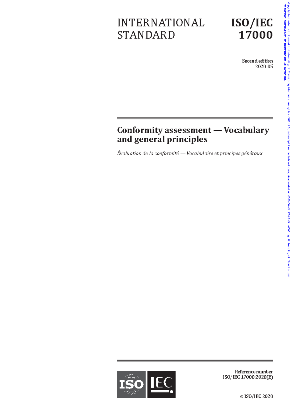 ISO+IEC+17000-2020 - ISO 17000 2020 - Conformity assessment ...