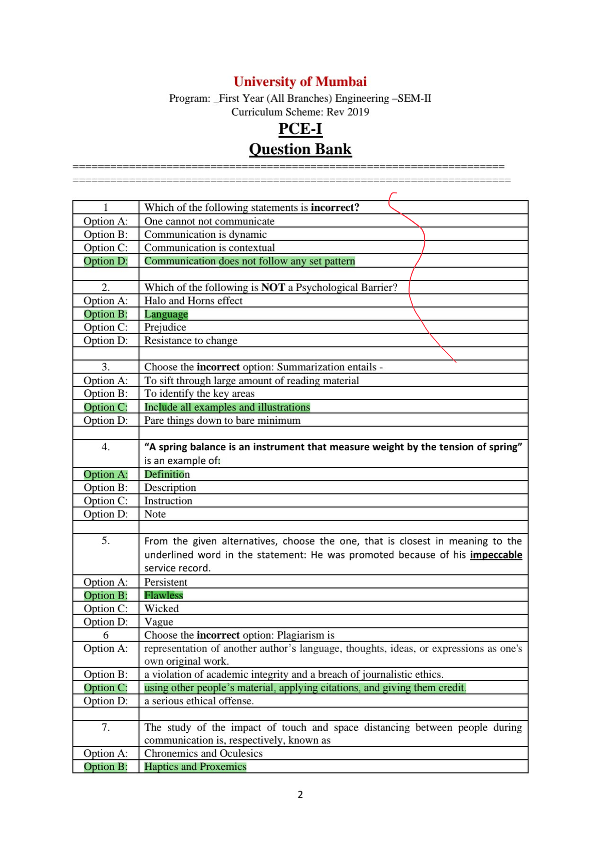 PCE I [MCQs Not Sure] - Paper - Basic Computer Skills - Studocu