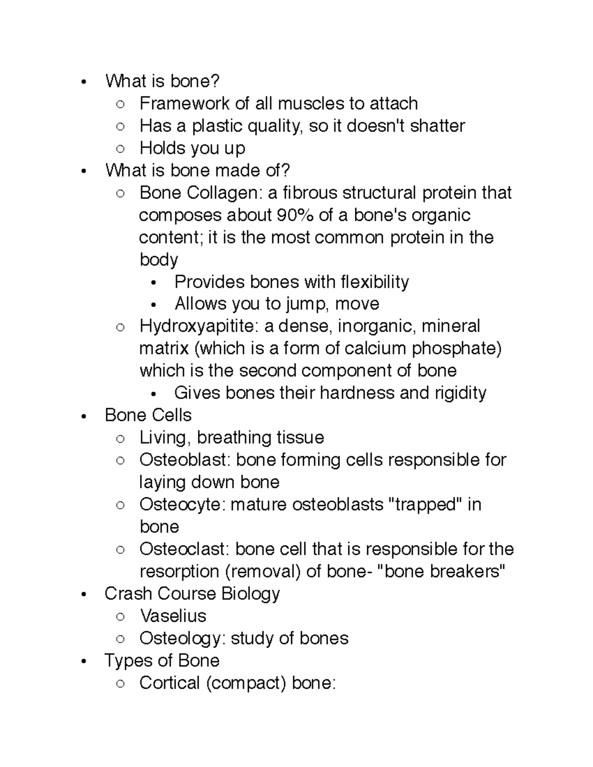 Skeletal Biology and Terminology - What is bone? Framework of all ...