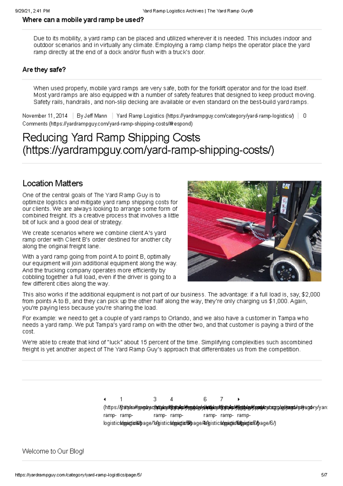 Yard Ramp Logistics Archives The Yard Ramp Guy® This includes indoor