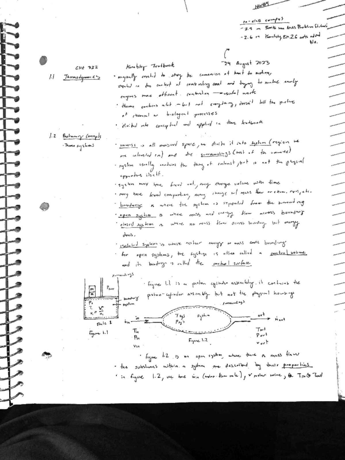 Koretsky Ch.1 (1.0-1.2) Notes - CHE 322 - Studocu