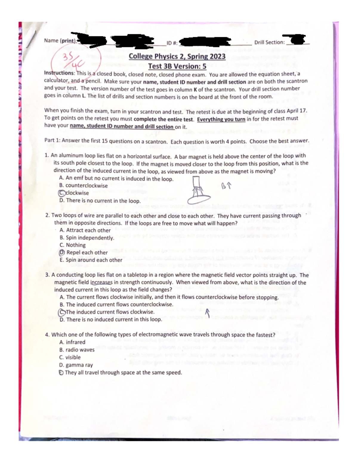 Exam 3 Copy Exam Questions For Unit 3 Phys 2033 Studocu Exam 3 Copy Exam Questions For Unit 3 Phys 2033 Studocu