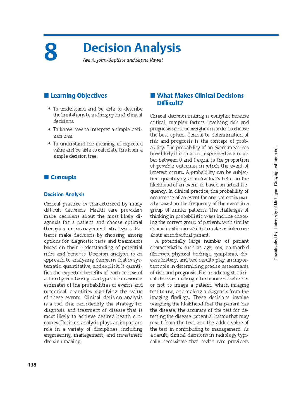 B-0038-161796 - research - 8 Decision Analysis Ava A. John-Baptiste and ...