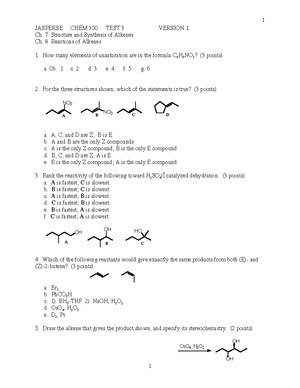 Biology-Unit-1 - Chemistry - HS Edexcel IAL Biology Unit 1 Summary ...