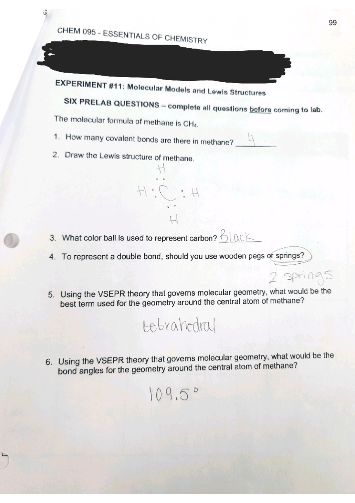 11 Molecular Models & Lewis Structures chemistry (filled out) docu