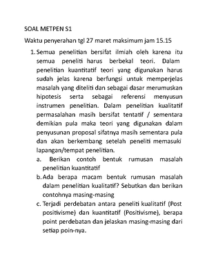 Teknik DAN TATA CARA Penulisan Smailon - Metodologi Penelitian Dan ...