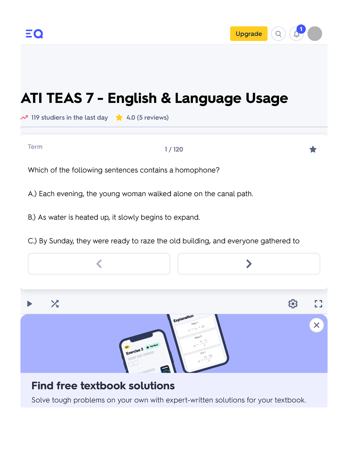 ATI TEAS 7 English Language Usage Flashcards Quizlet.pdf 2 Upgrade 1