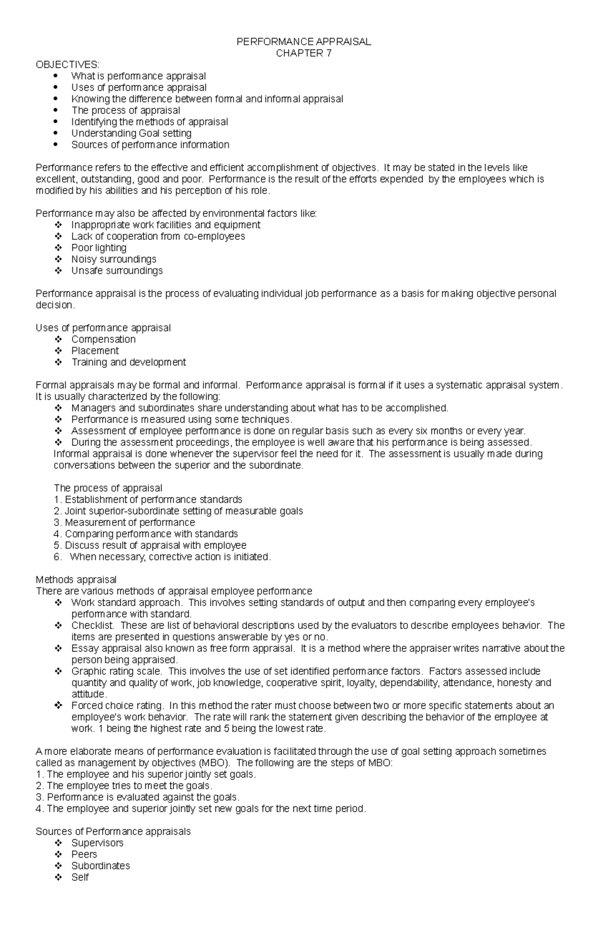 Week 9 - Performance Appraisal - Human Resource Management - DHVSU ...