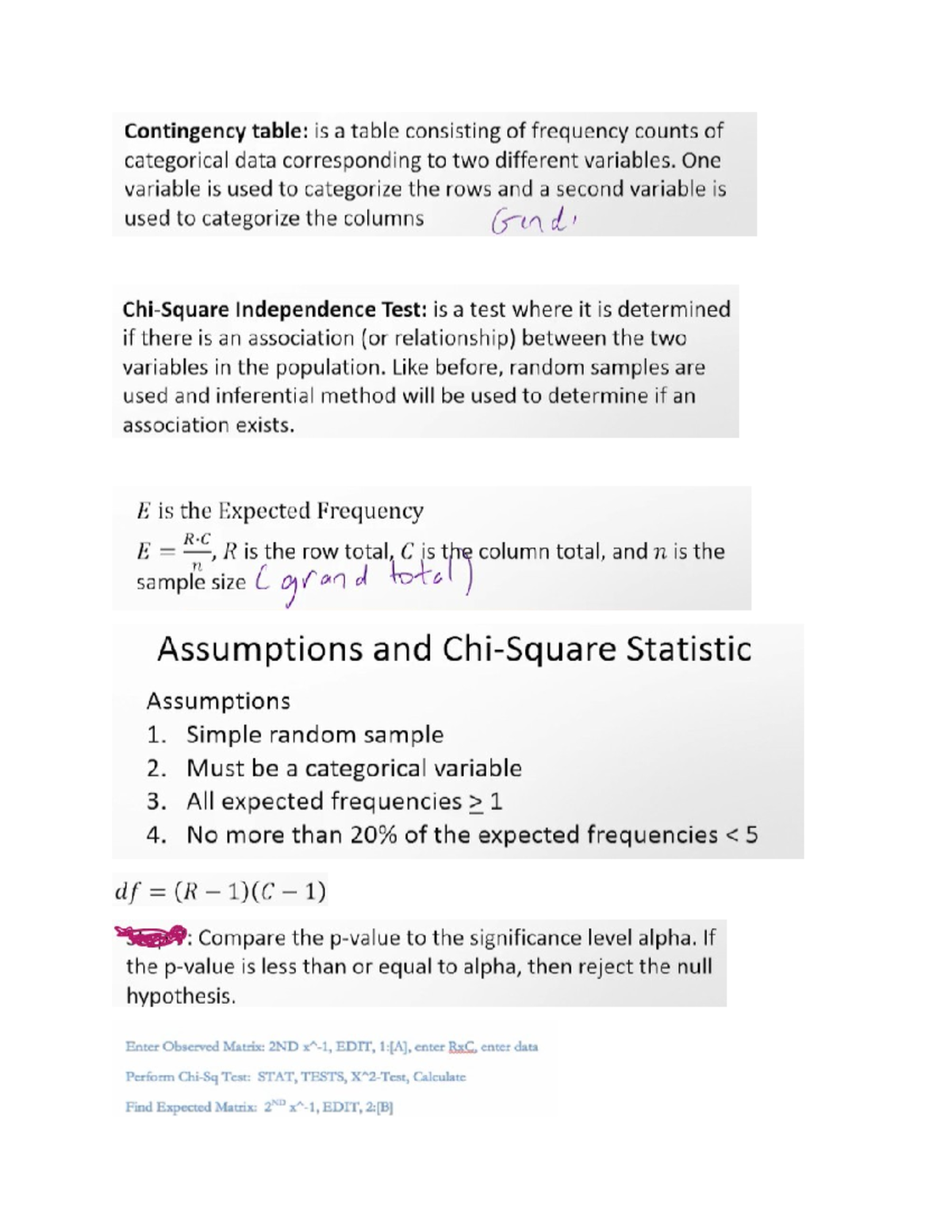 Chi square test of association stp 231 asu studocu