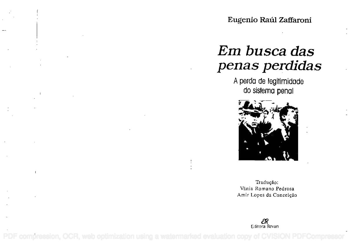 En Busca De Las Penas Perdidas Zaffaroni Resumen