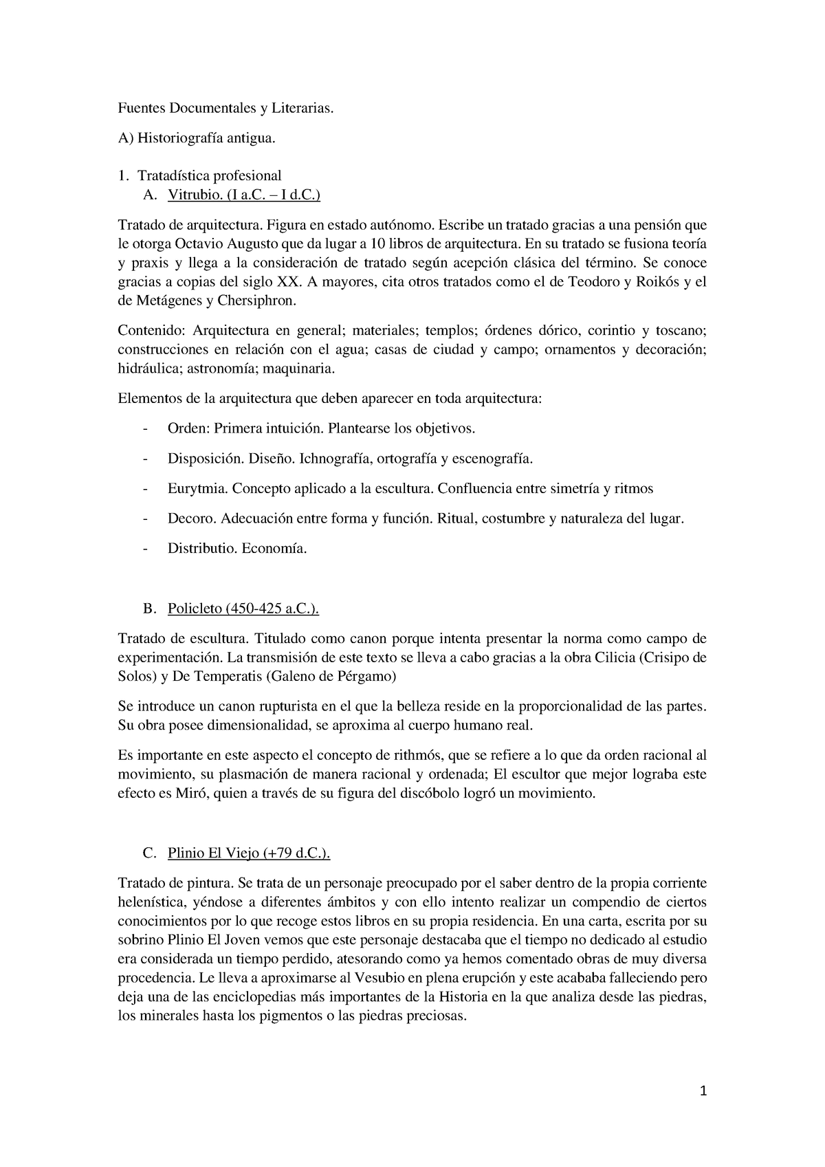 Fuentes Documentales - Apuntes - Fuentes Documentales y Literarias. A ...