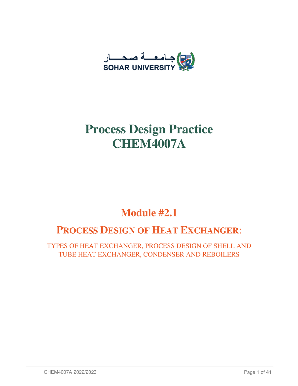 Detailed Engineering Design Mod 2 1 Process Design Practice CHEM4007A   Thumb 1200 1553 