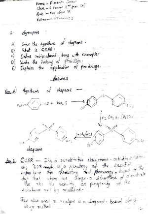 200 MCQ BP-504T - Multiple Choice Questions Of Pharmacognosy And ...