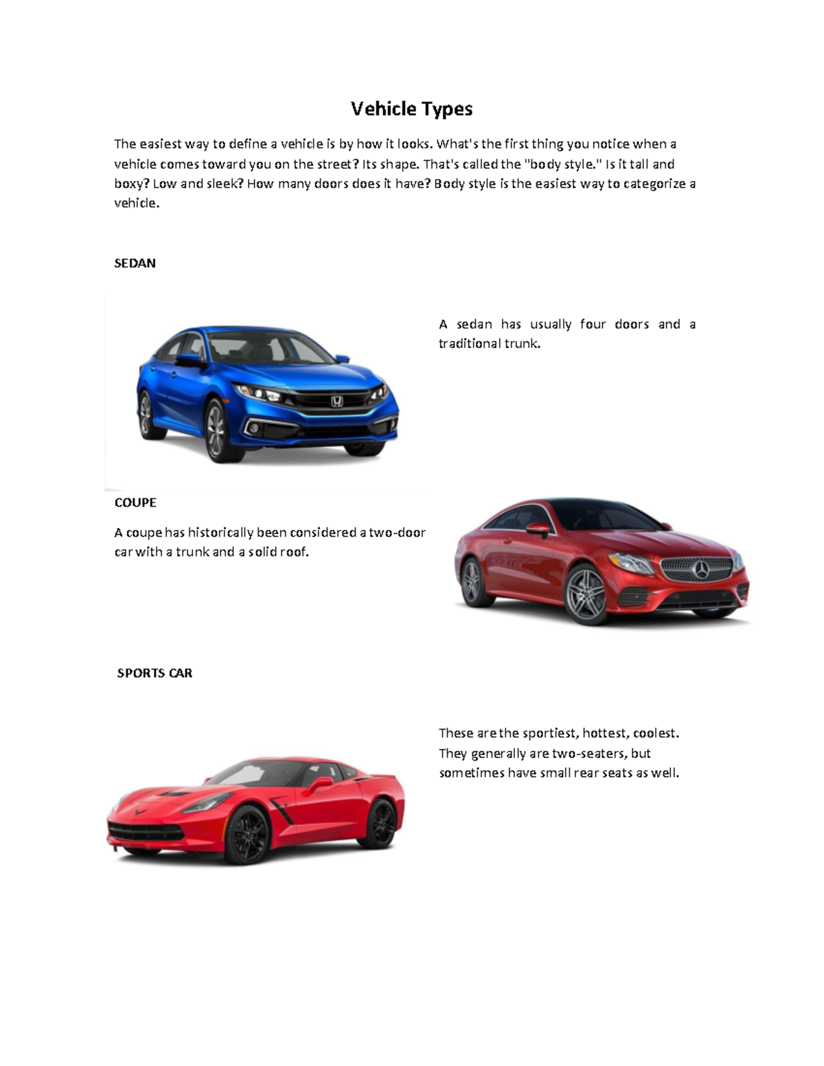 Vehicle Types (2) - KANEDJALkfLkapgfoaejgboaj - Vehicle Types The ...