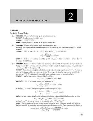 Introduction to materials scinece for engineers - MOTION IN TWO AND ...