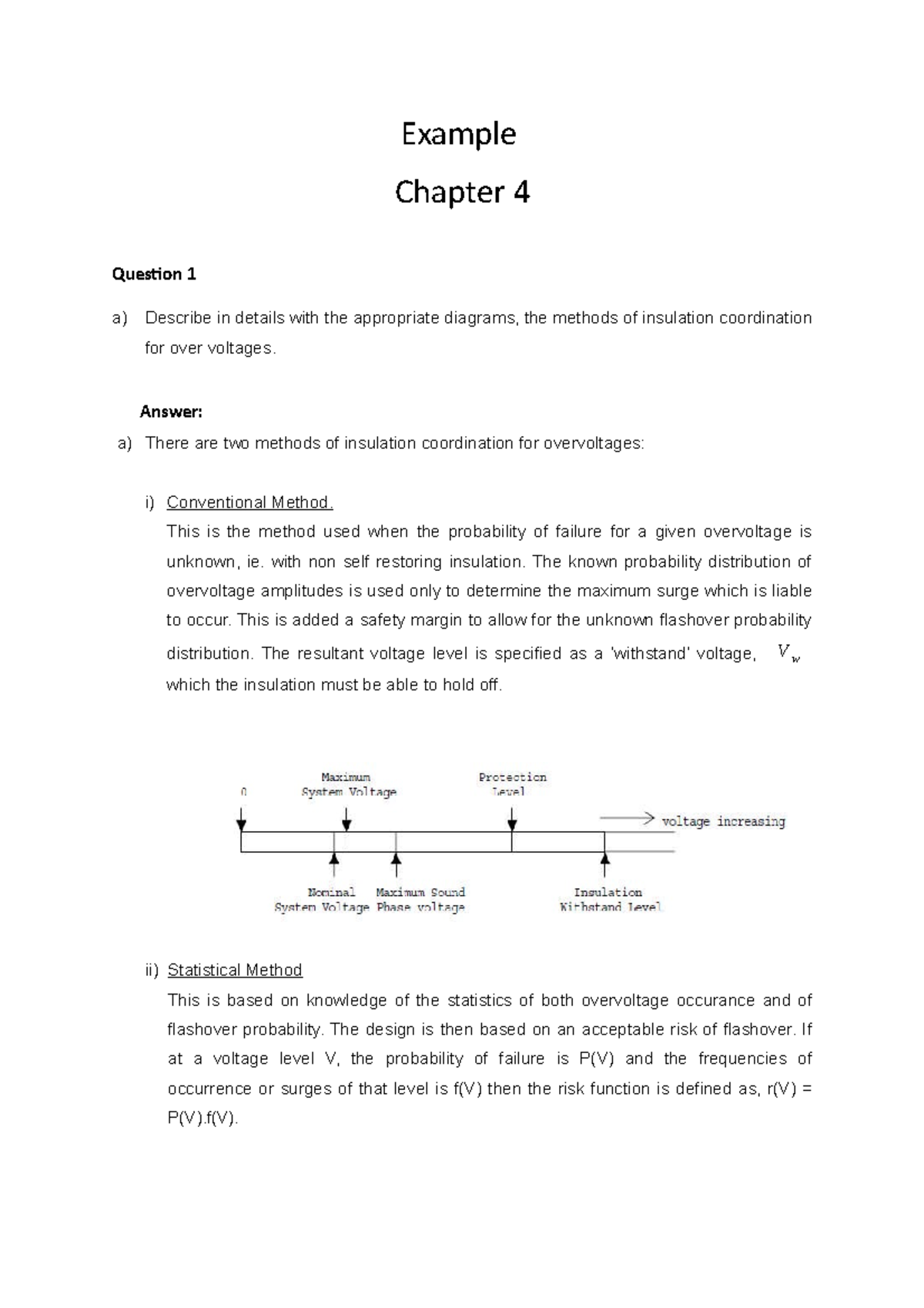 Chapter 4-Example (New) - Example Chapter 4 Question 1 a) Describe in ...
