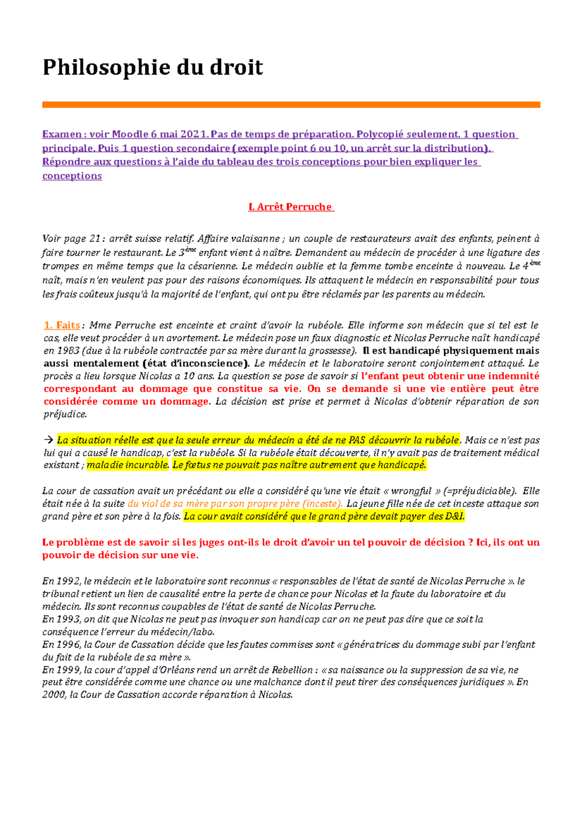 Philosophie Du Droit Résumé - Philosophie Du Droit Examen : Voir Moodle ...