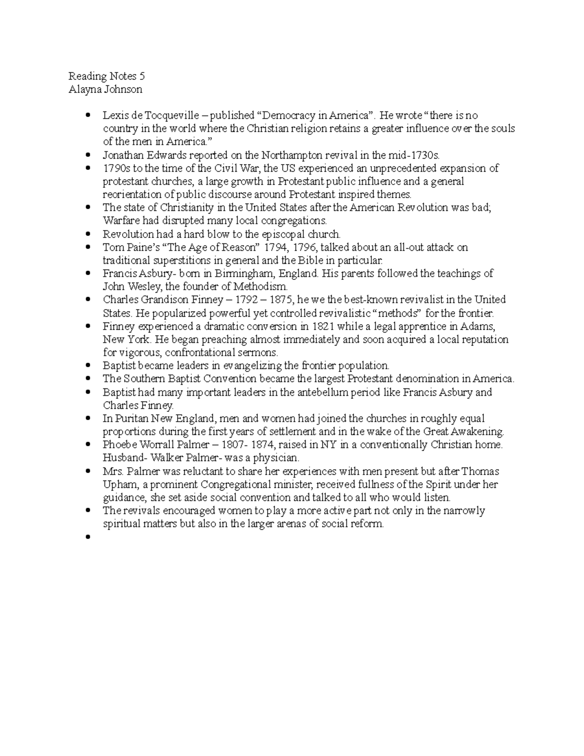 Reading Notes 5 - MCC - Reading Notes 5 Alayna Johnson Lexis de ...