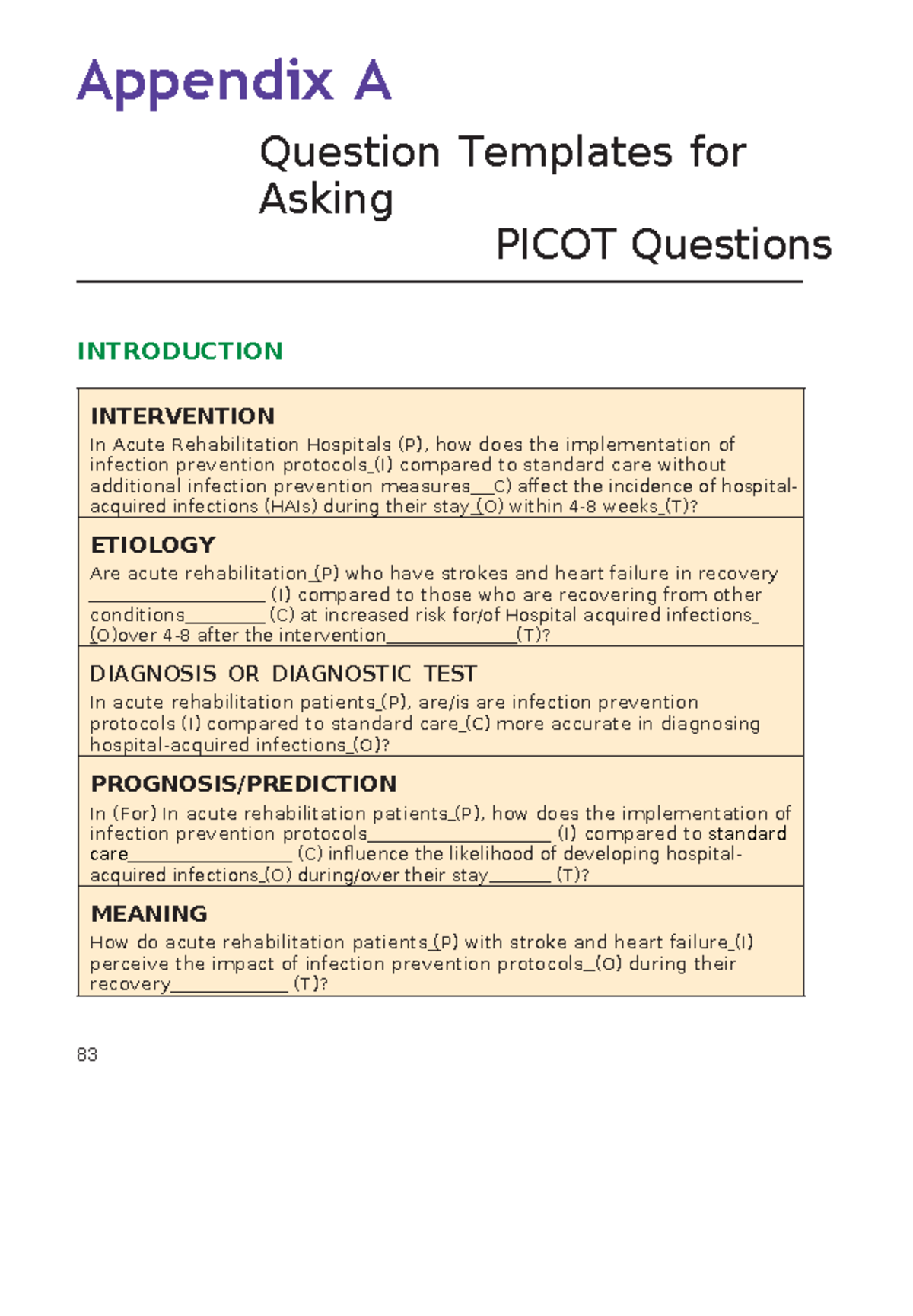 Appendix A Question Templates for Asking Appendix A Question Appendix A Question Templates for Asking Appendix A Question