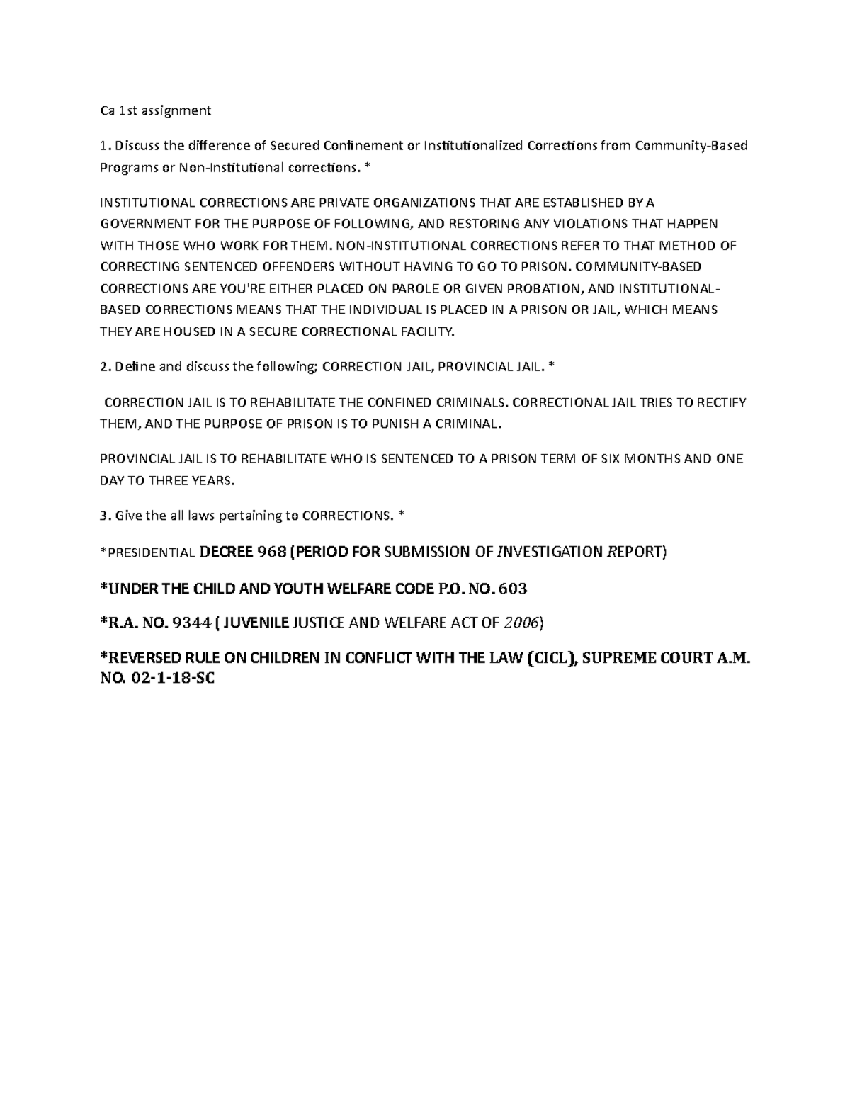 Ca 1st assignme-WPS Office - Ca 1st assignment Discuss the difference ...