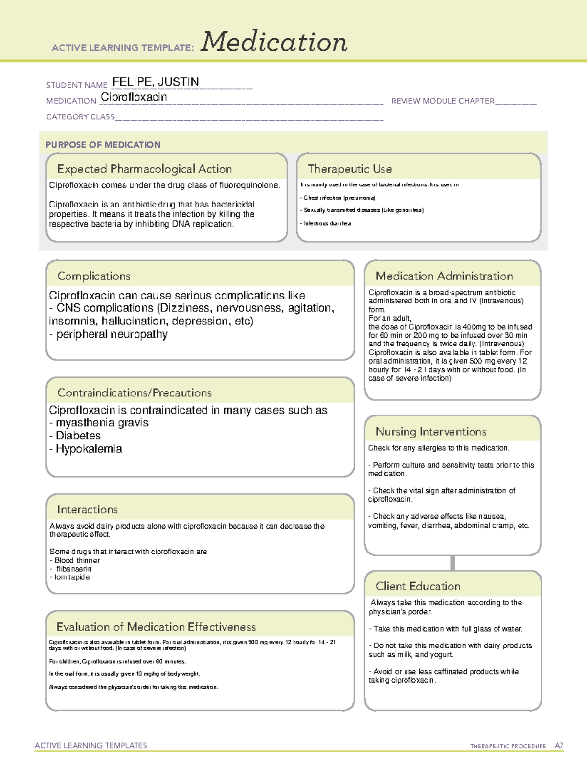 Template 6 - lecture - ACTIVE LEARNING TEMPLATES THERAPEUTIC PROCEDURE ...