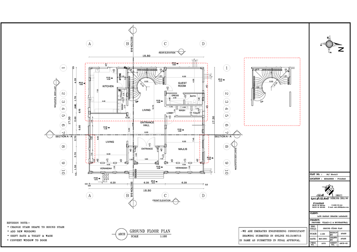 SSS1 - Two floor Bangla - Building Construction and Drawing - Studocu