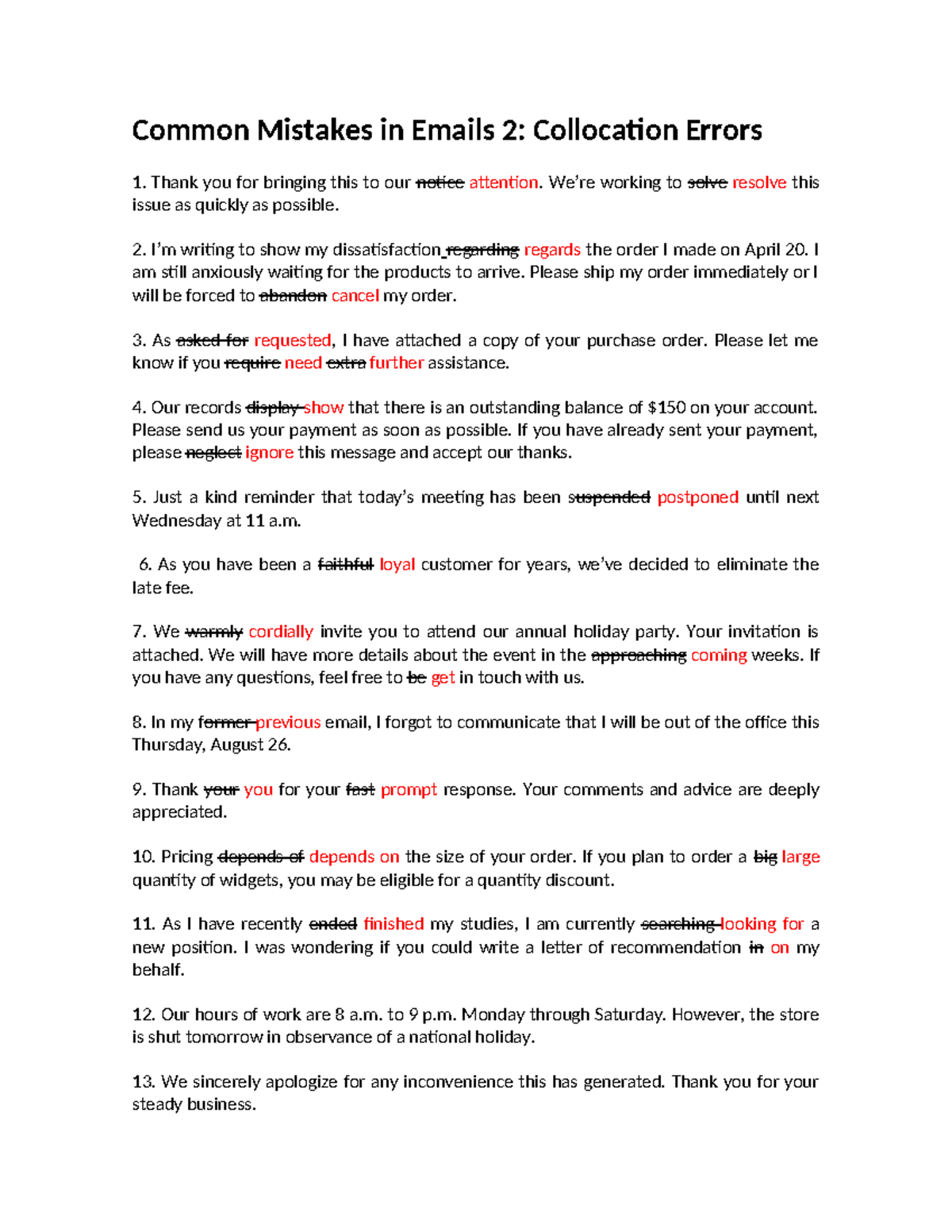 Common Mistakes In Emails | 10 Common Email Mistakes – YLRDTO