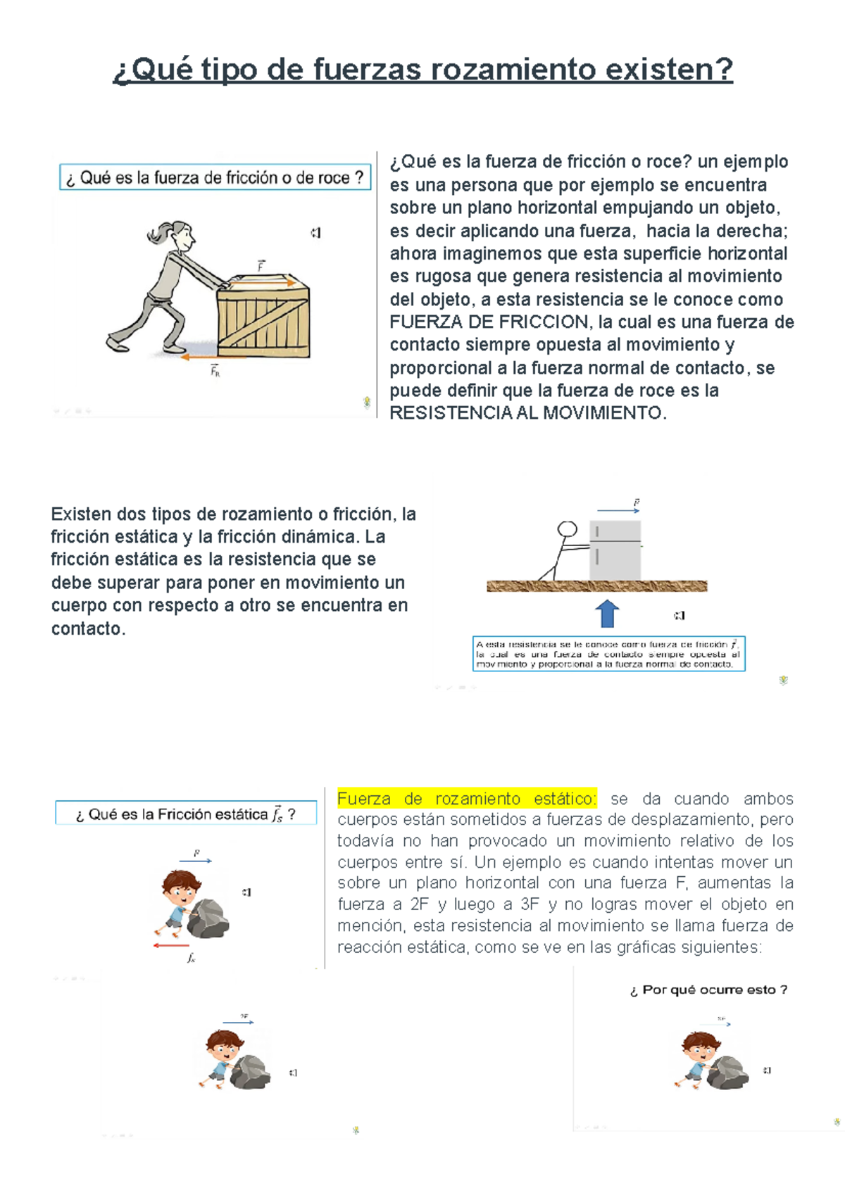 Qué Tipo De Fuerzas Rozamiento Existen - FORO DE Debate - ¿Qué Tipo De ...