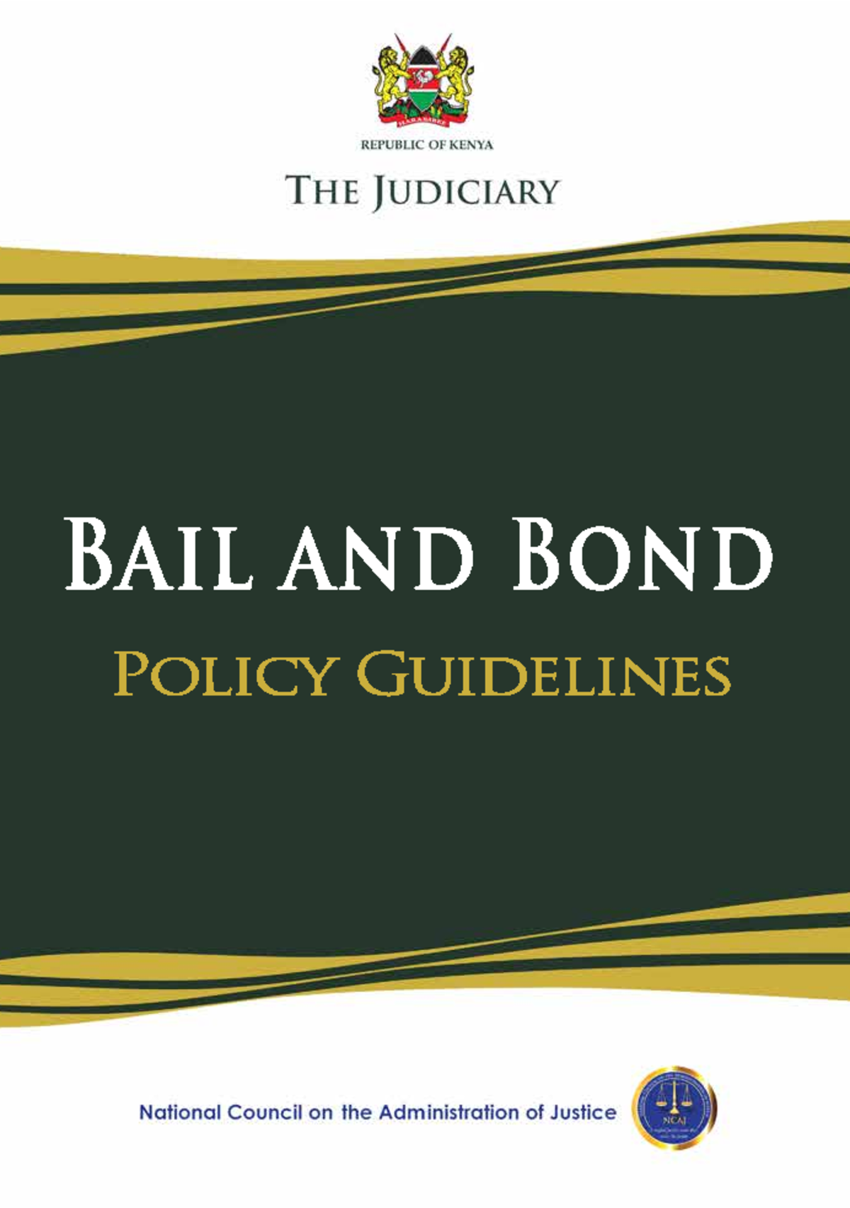 Bail and Bond Policy Guidelines - Bail and Bond Policy Guidelines March ...