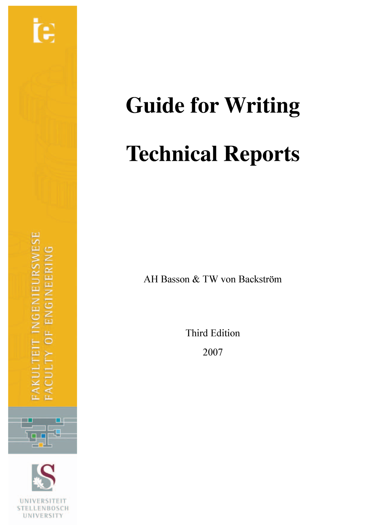 Guide For Writing Technical Reports - Guide For Writing Technical ...