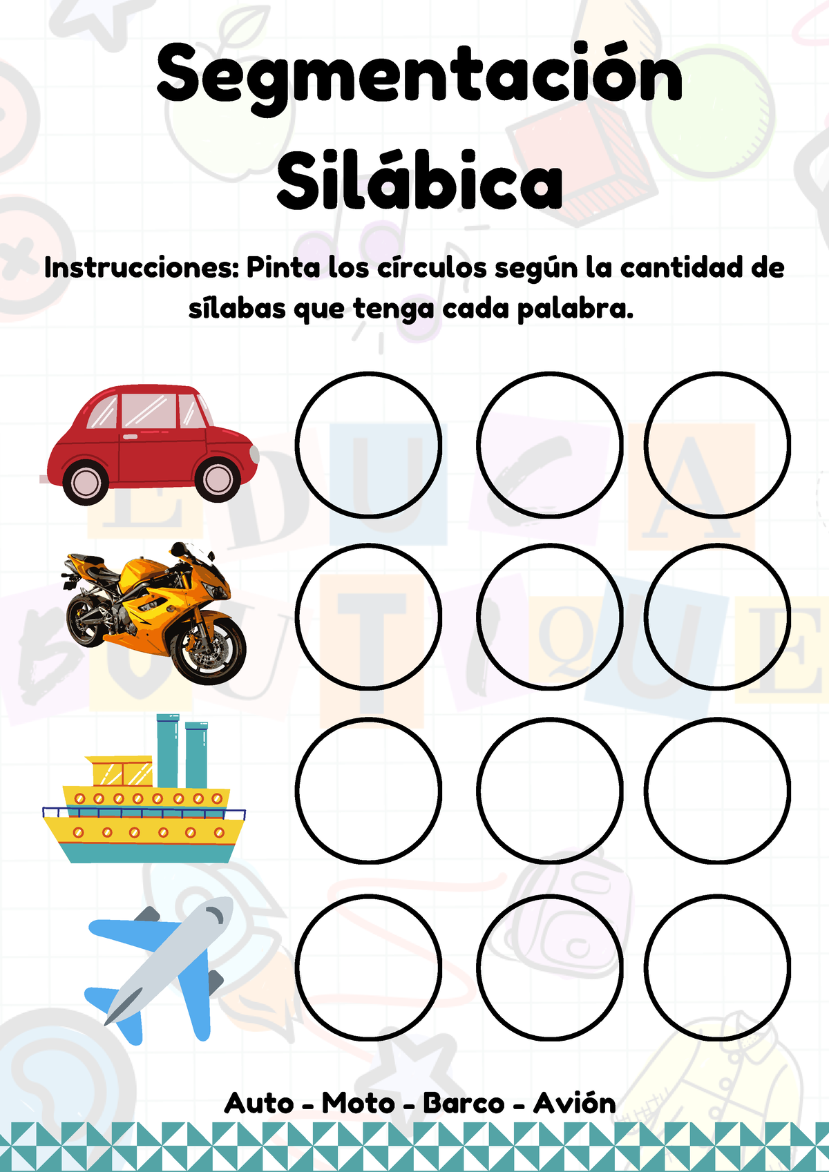 22 Ideas De Segmentacion Silabica Segmentacion Silabi 7235