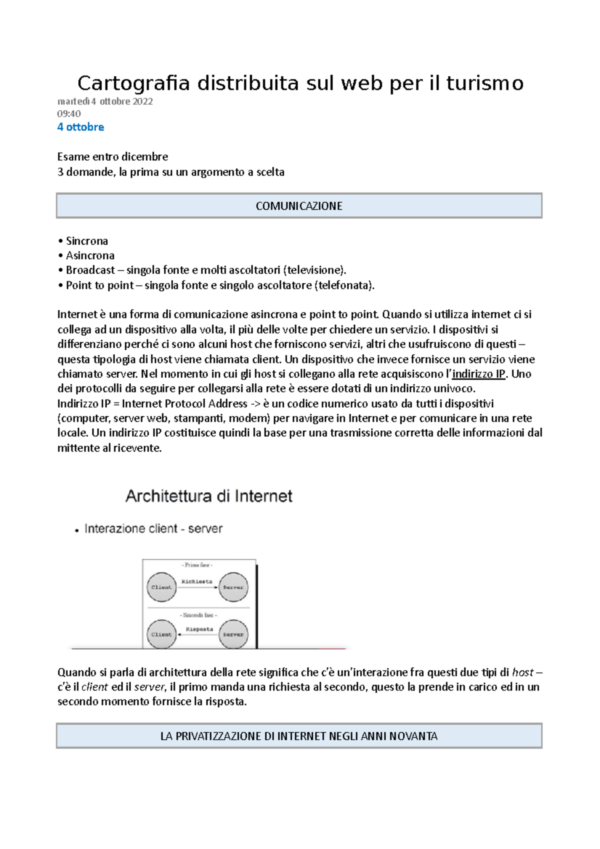 Cartografia distribuita sul web per il turismo - Point to point ...