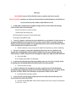 Nur 2571 Nur2571 Final Exam Professional Nursing Ii Final Exam Pn2