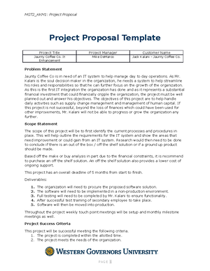 Project+ Notes - Project+ Notes Project+ Notes 1 Project Properties 1 