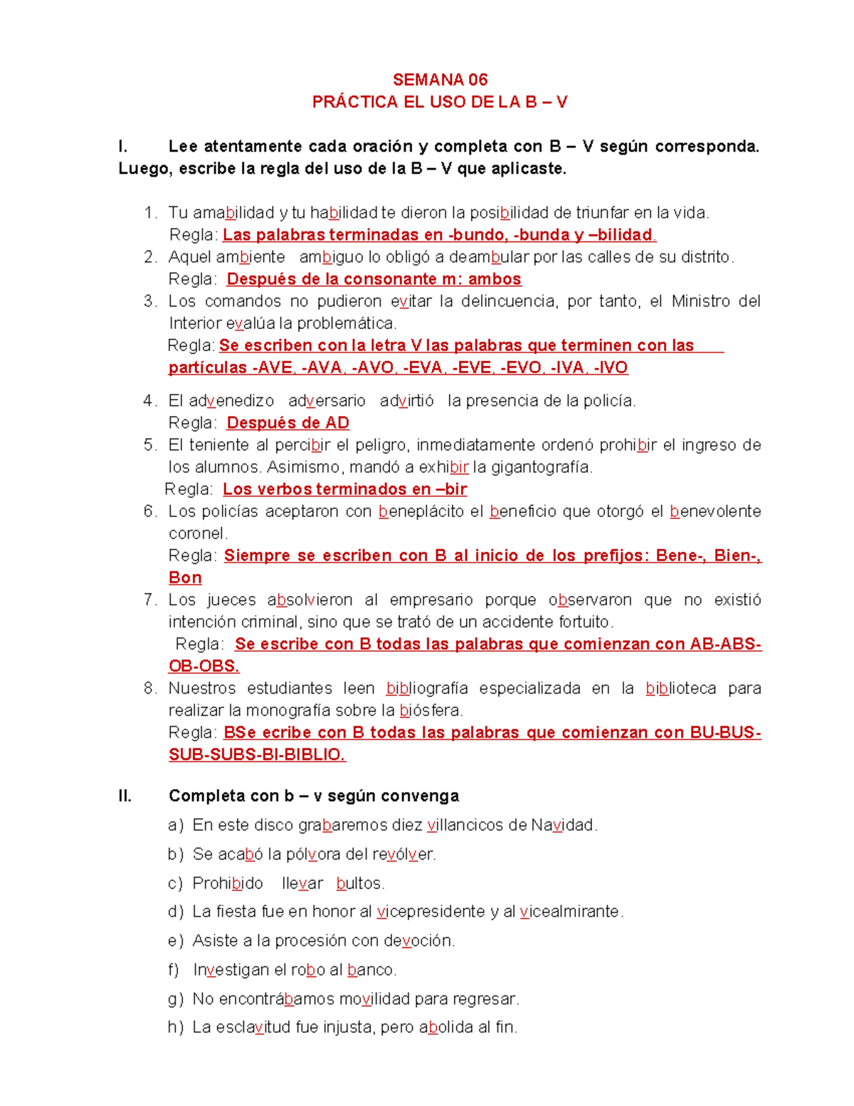 Semana 06- Práctica EL USO DE LA B - SEMANA 06 PRÁCTICA EL USO DE LA B ...